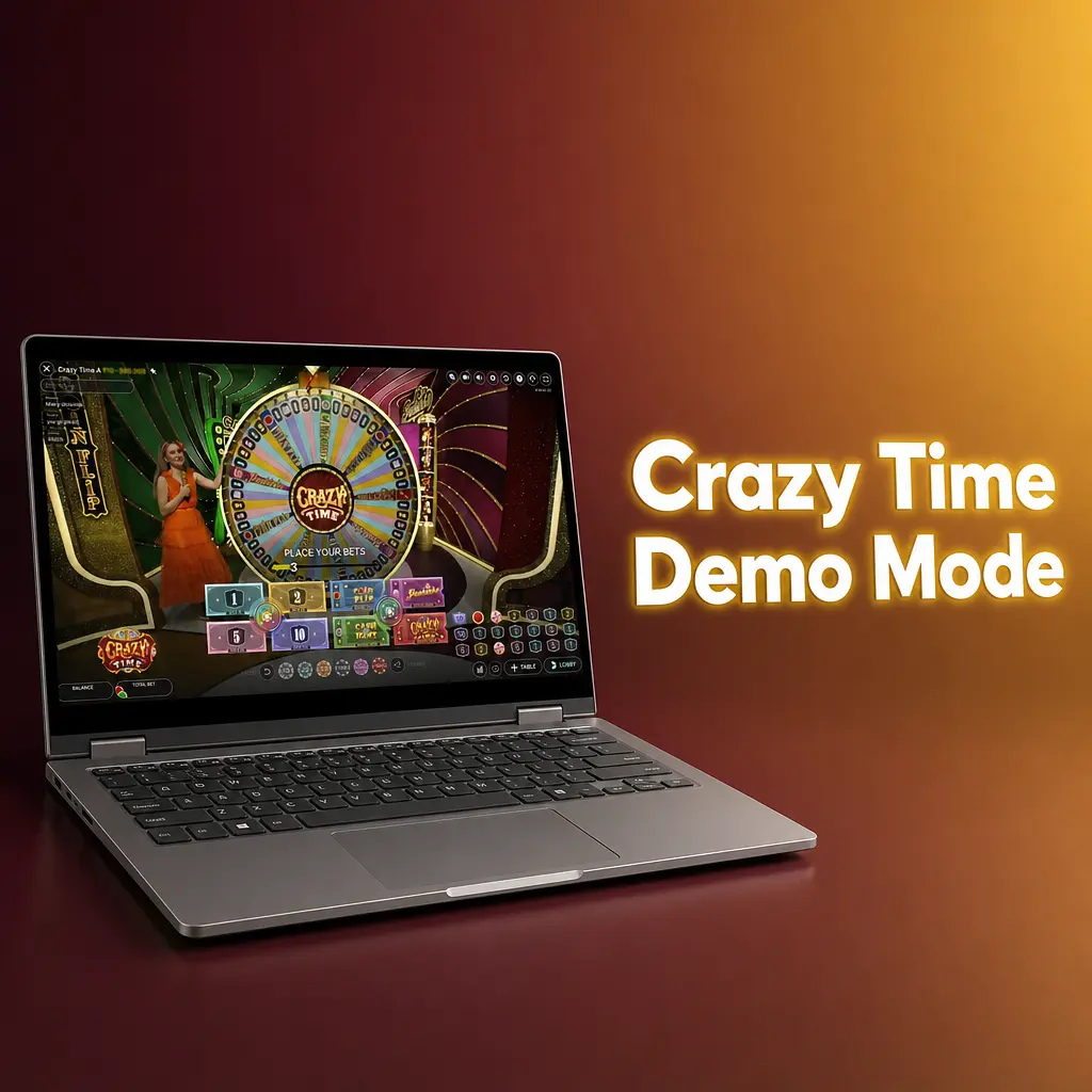 Crazy Time demo mode wheel and bonus rounds