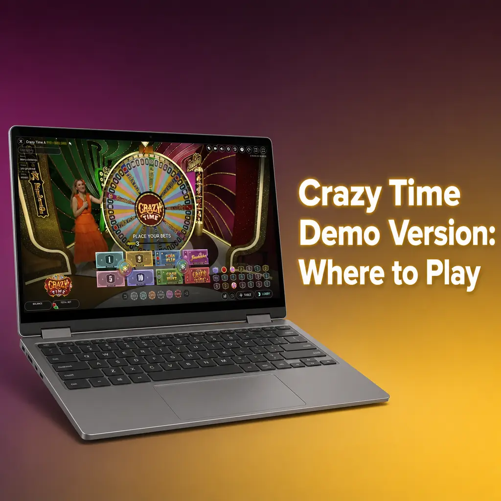 Crazy Time demo version wheel screen