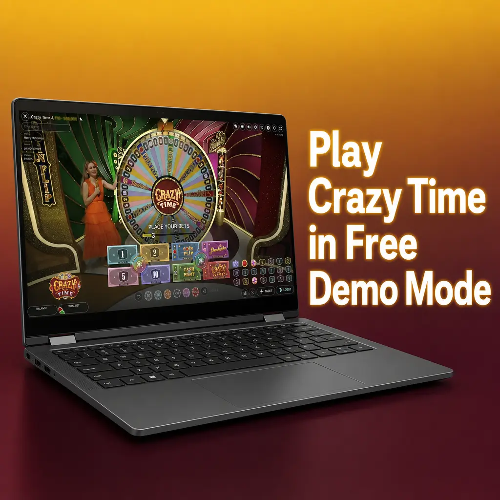 Crazy Time demo mode wheel and bonus games